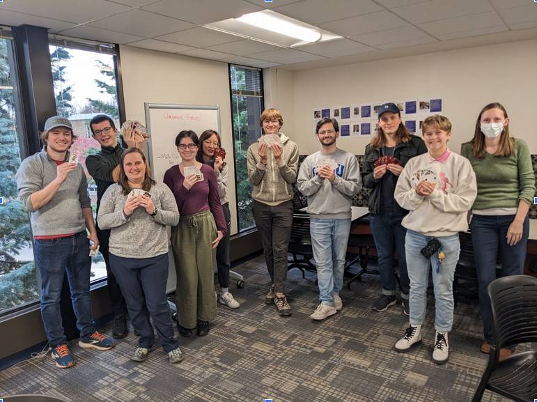 Attendees at a recent math circle